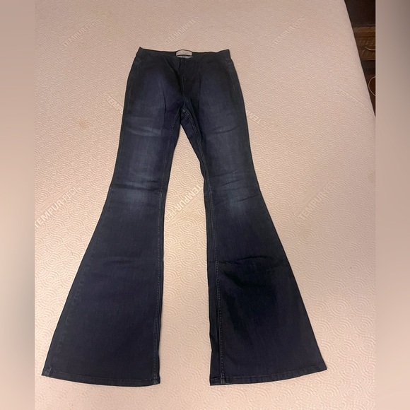 Free People Penny Pull On Flare Jeans - Picture 1 of 3